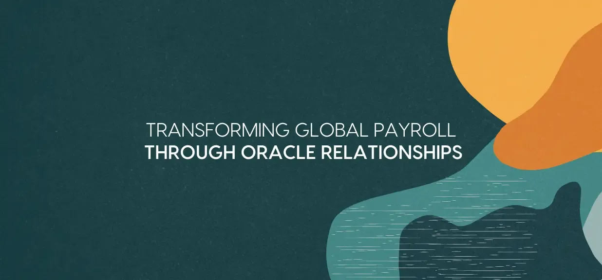 Oracle payroll relationships