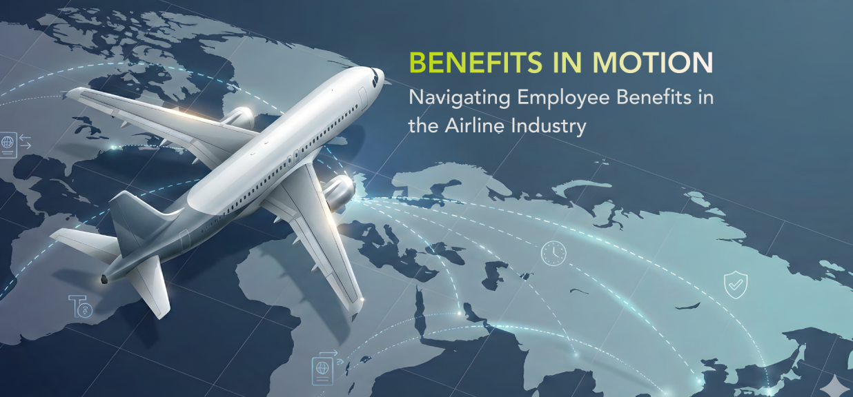 Thumbnail image for blog on Complexities Faced by the Airline Industry While Managing Employee Benefits