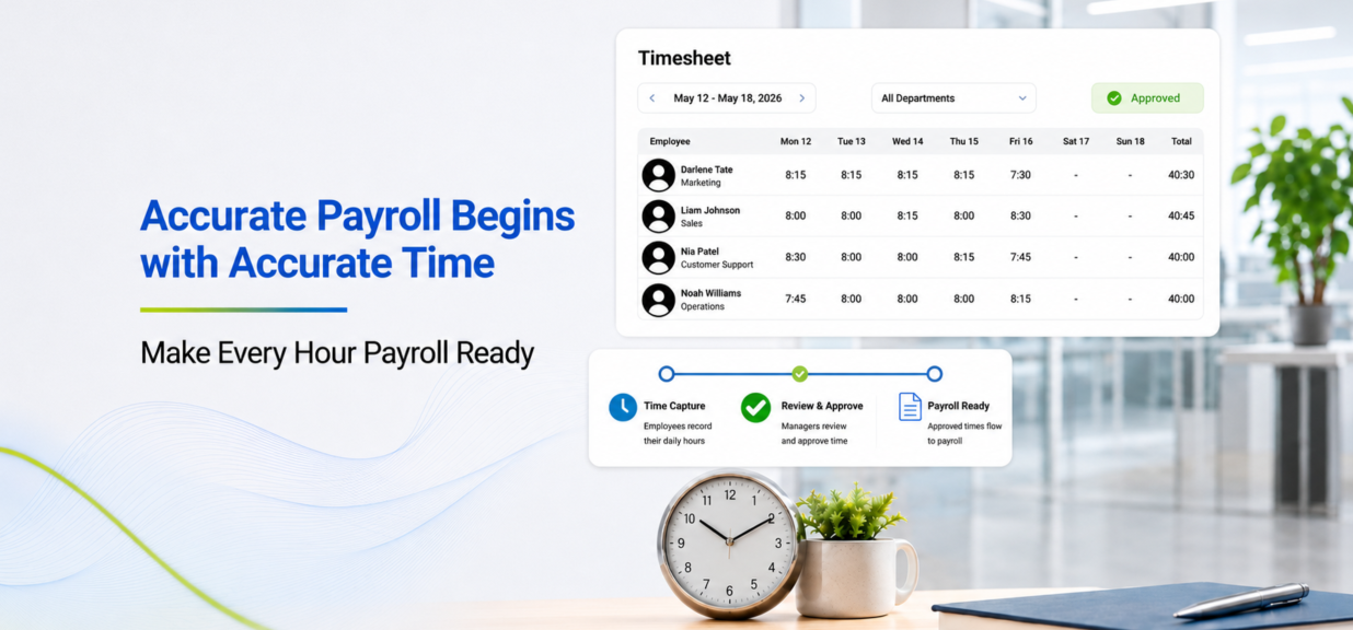 Thumbnail image for blog on Why Payroll Accuracy Begins with Time Tracking