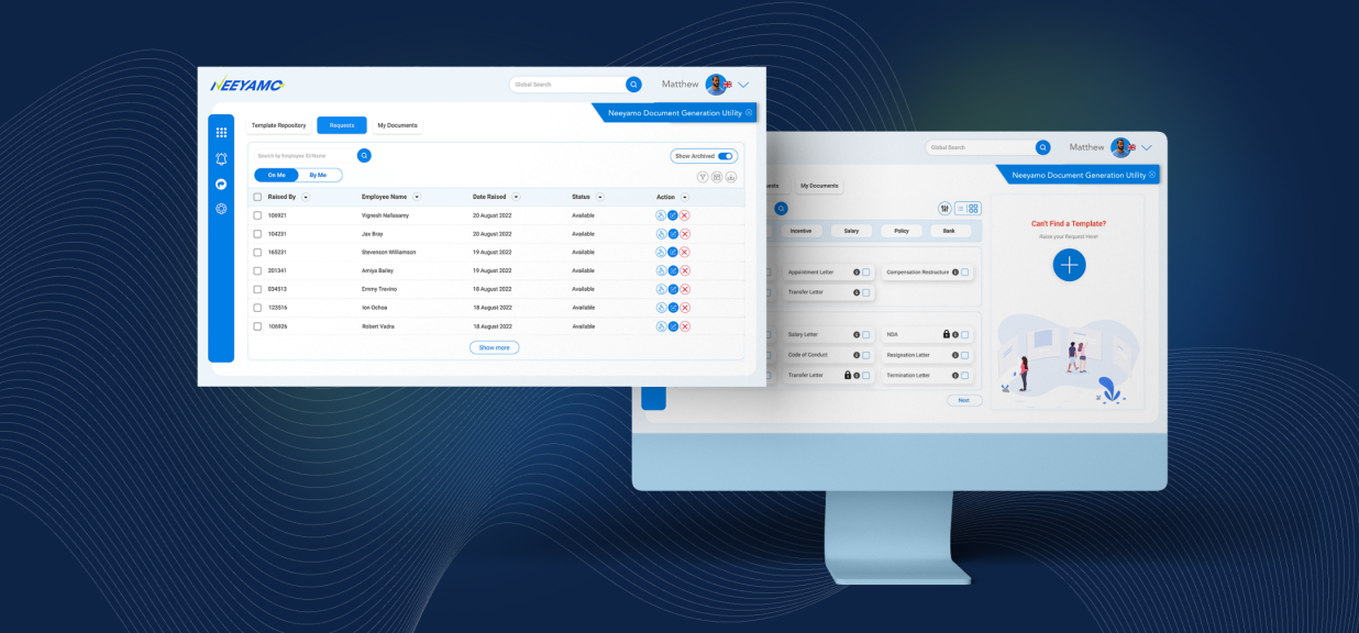 Neeyamo Document Generation Utility