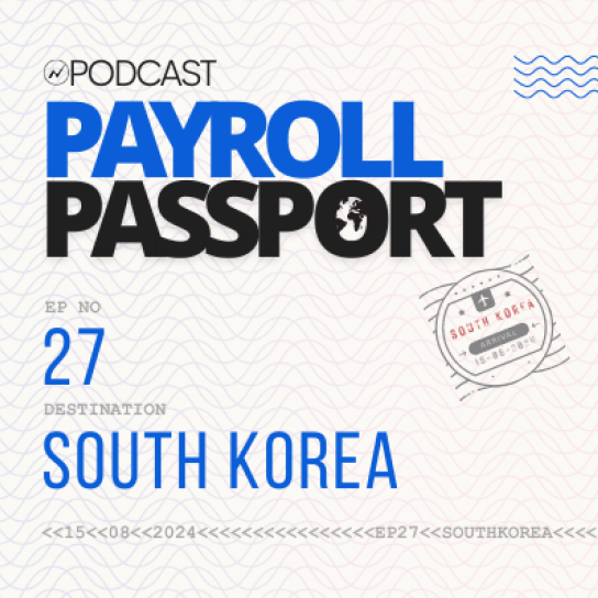 Payroll Passport E27. South Korea