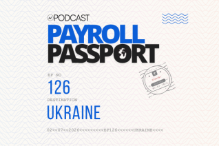 Thumbnail image for podcast on Ukraine payroll rules and regulations